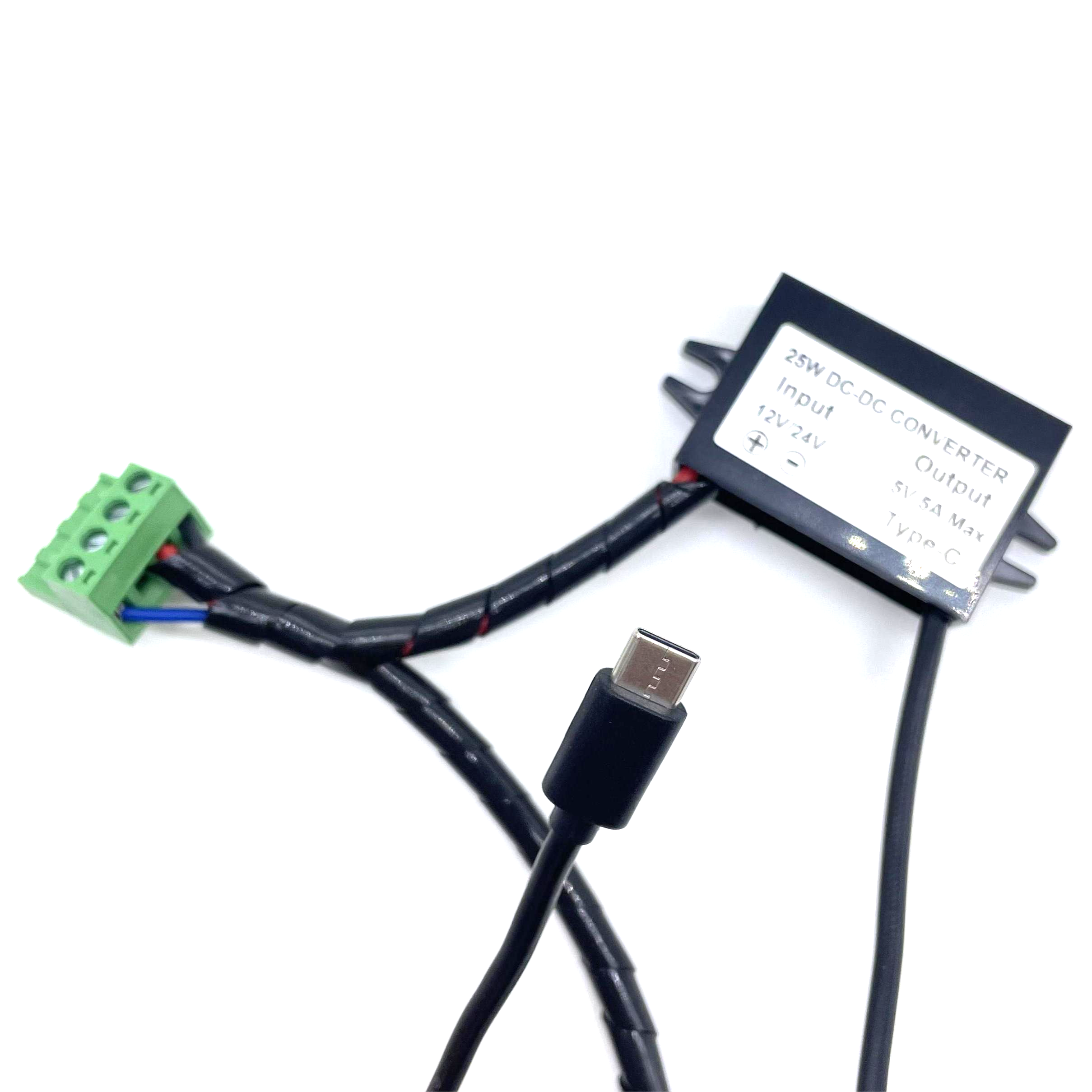 Cable harness with terminal block connection
