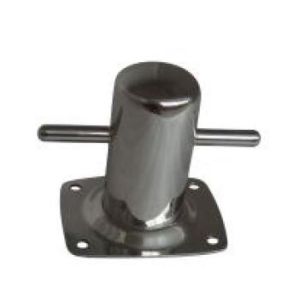 China 316 Polished Stainless Steel Bollard With Baseplate on sale