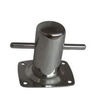 Buy 316 Polished Stainless Steel Bollard With Baseplate at wholesale prices