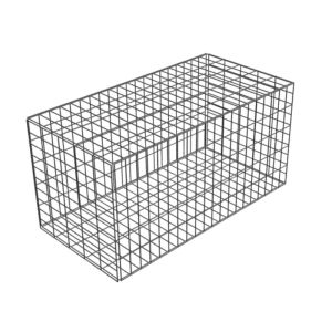 China 2x1x1m Galvanized 4mm Gabion Welded Wire Retaining Wall on sale