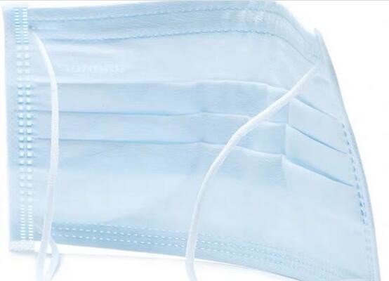 Non Irritating Disposable Earloop Face Mask Anti Pollution Moisture Proof