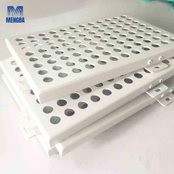 Buy Customized Aluminium Curtain Wall Punched Plate Cladding Facade at wholesale prices
