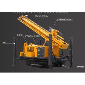 260m 300m 350m 450m Diesel Crawler Mounted Drill Rig