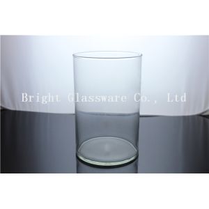 Larger Glass Hurricane Candle Holders, Tall Glass Candle Holder