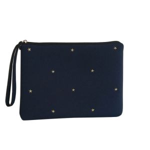 Neoprene Waterproof Makeup Brush Bags / Custom Cosmetic Bags with Emboss Logo