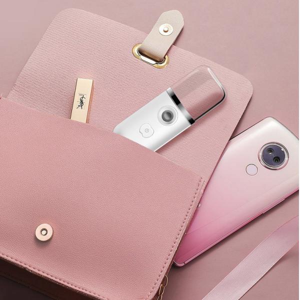 Portable Pocket Mist Steamer USB Rechargeable Nano Facial Mister Mini Face Sprayer