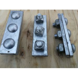 Galvanized Guy Clamp Bolt Type Cable Suspension Clamp