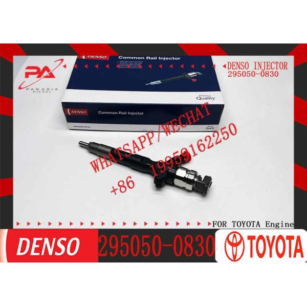 High quality Hot sale New Diesel Fuel Injector 295050-0830 For Toyota Dyna 1KD-FTV 23670-39395 23670-30390