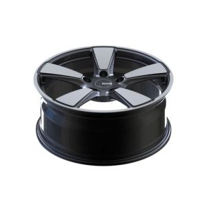 Porsche 19x8.5 Custom Forged Wheels Diamond Cutting Dark Gunmetal Grey