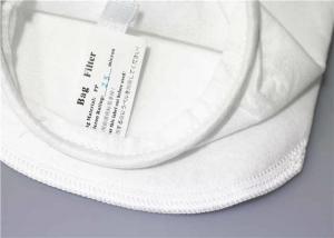 China High Temperature Filter Bags , Size Customized Micron Nylon Mesh Filter Bags on sale