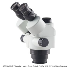 Trinocular Stereo Optical Microscope With Optional Eyepieces / Auxiliary