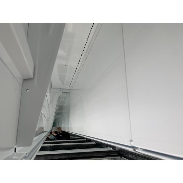 Commercial Grade Integral Four Glass Door Reach In Merchandiser Freezer R404a