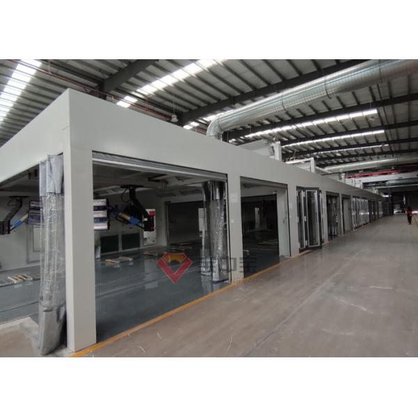 Buy Auto Sheet Metal Paint Line With Infrared Lamp Heat System at wholesale prices