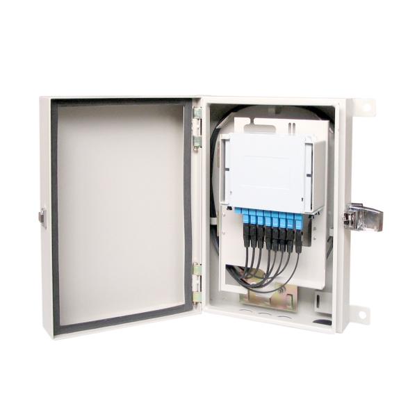 Buy SPCC Fiber Optic Wall Mount Box 1x16 1x8 SC Splitter 70kPa~106kPa at wholesale prices