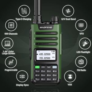 Baofeng UV-13 PRO High Power Walkie Talkie with 16 KM Range 999 Channels and
