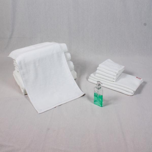 Buy 34x75cm White Cotton Face Towel at wholesale prices