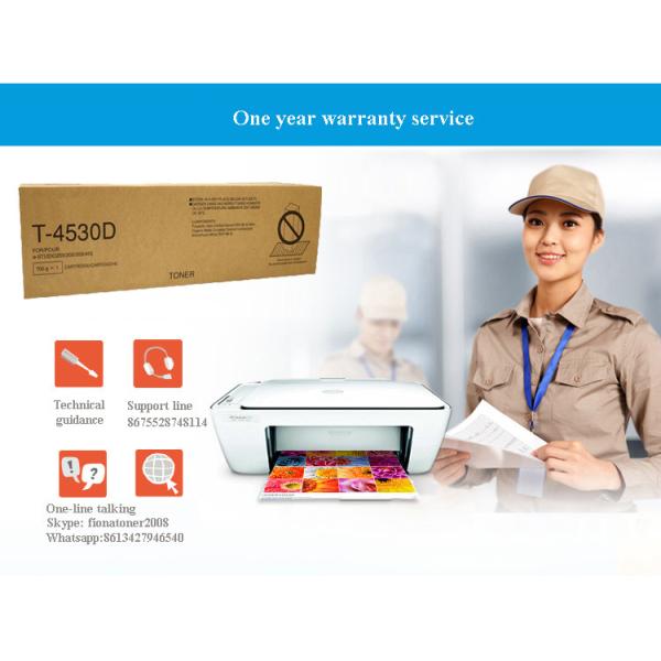 T-4530E Black Toshiba E-studio Toner , Toshiba Copier Toner 205L 255 305 355 455 205SE