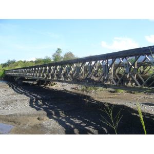 Permanent Bailey Bridge / Steel Frame Bridge With Simple structure