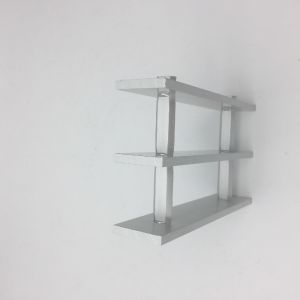 Metal Material Anodization Swage 6063 T6 Aluminum Bar Grating