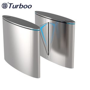 Automatic Pedestrian Barrier Gate Acrylic Arm Security Turnstile With LED Light