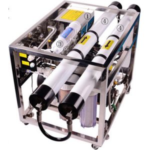 Yacht Fishing Seawater Desalination Plant , Vessel Boat RO Desalination System