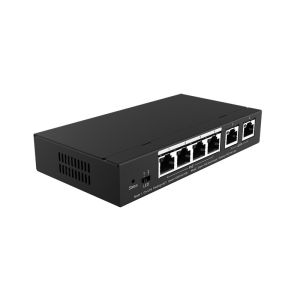 Quality Gigabit 6 Port Managed Switch IEEE 802.3at / IEEE 802.3af With 4 PoE Ports for sale