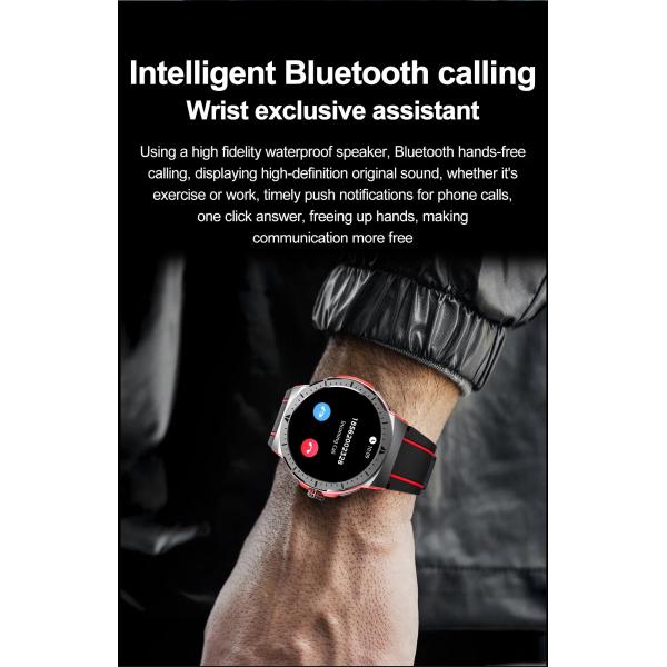 Large Screen Fitness Tracker NFC Smartwatch HK52 Answer Make Call AI Voice Men Outdoor Sport