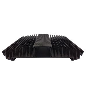 Black Anodizing Aluminum Profile Heat Sink With Surface Treatment