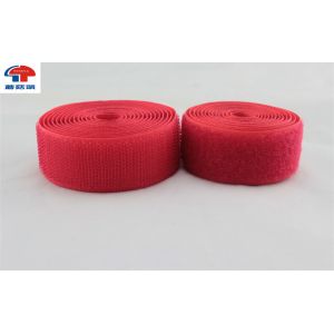 Red Magic sew on hook and loop fastener / roll hook and loop closures High
