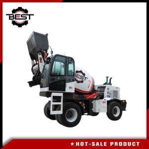 China 3.6 cubic meters self loading concrete mixer truck for sale with free spare parts provided on sale