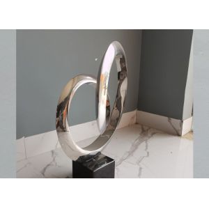 106cm High Contemporary Polished 316 Stainless Steel Art Sculptures