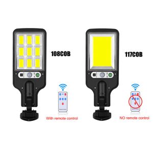 Solar Street Lights Outdoor with 3 Light Modes Waterproof Motion Sensor Security