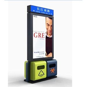 2017-6 Hot Sale Advertising Light Box with Gabage Bin