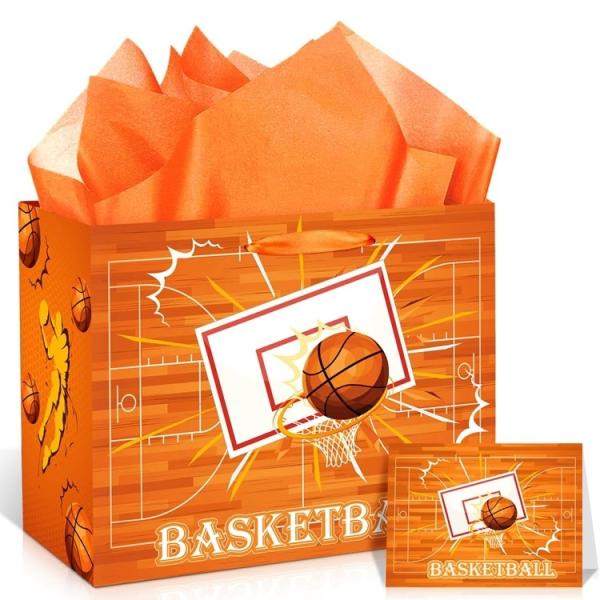 Buy Custom Extra Large Specialty Luxury Orange Candle Gift Paper Bag With Ribbon Handle at wholesale prices