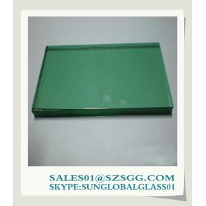 China High quality 10mm dark Green Color Float Glass on sale