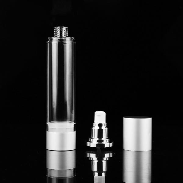 10ml 15ml 30ml 50ml 80ml 100ml 120ml Silver Golden Matte Airless Pump Bottle Facial Cleanser Sealing Type PUMP SPRAYER