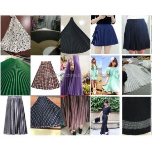 Multifunction Textile Cloth Pleater Machine Computerized Skirt Fabric Ribbon