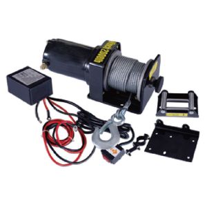 Single Line 2000-9500 Lbs Portable Atv Winch 24v / 12v Electric Winches For Atv