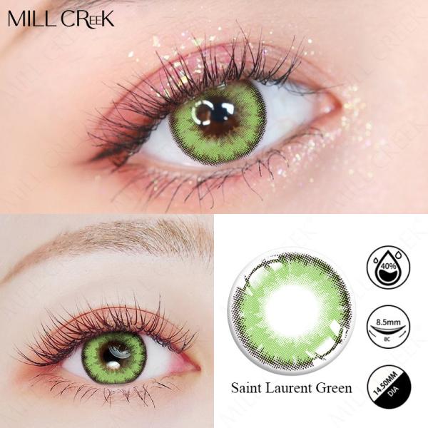 KSSEYE Yearly Solid Natural Color Contact Lens 8.5mm Pink Purple Red