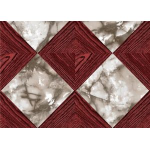 Luxurious Background Removable Reusable Wallpaper Diamond Marble And Wooden