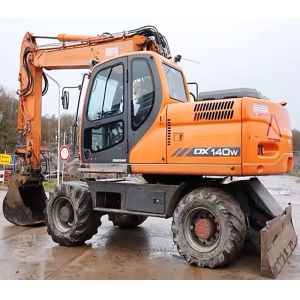 Doosan Machines Used In Excavation DX140W Second Hand Diggers