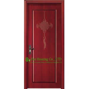 China New Design Residential Timber Veneer Wood Bedroom Single Door, Wood Doors New Design on sale