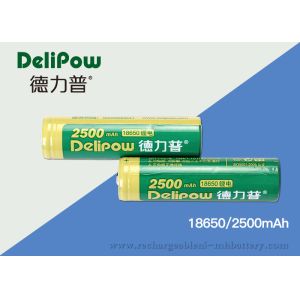 Customized 2500mAh Lithium Battery Rechargeable OEM / ODM Acceptable