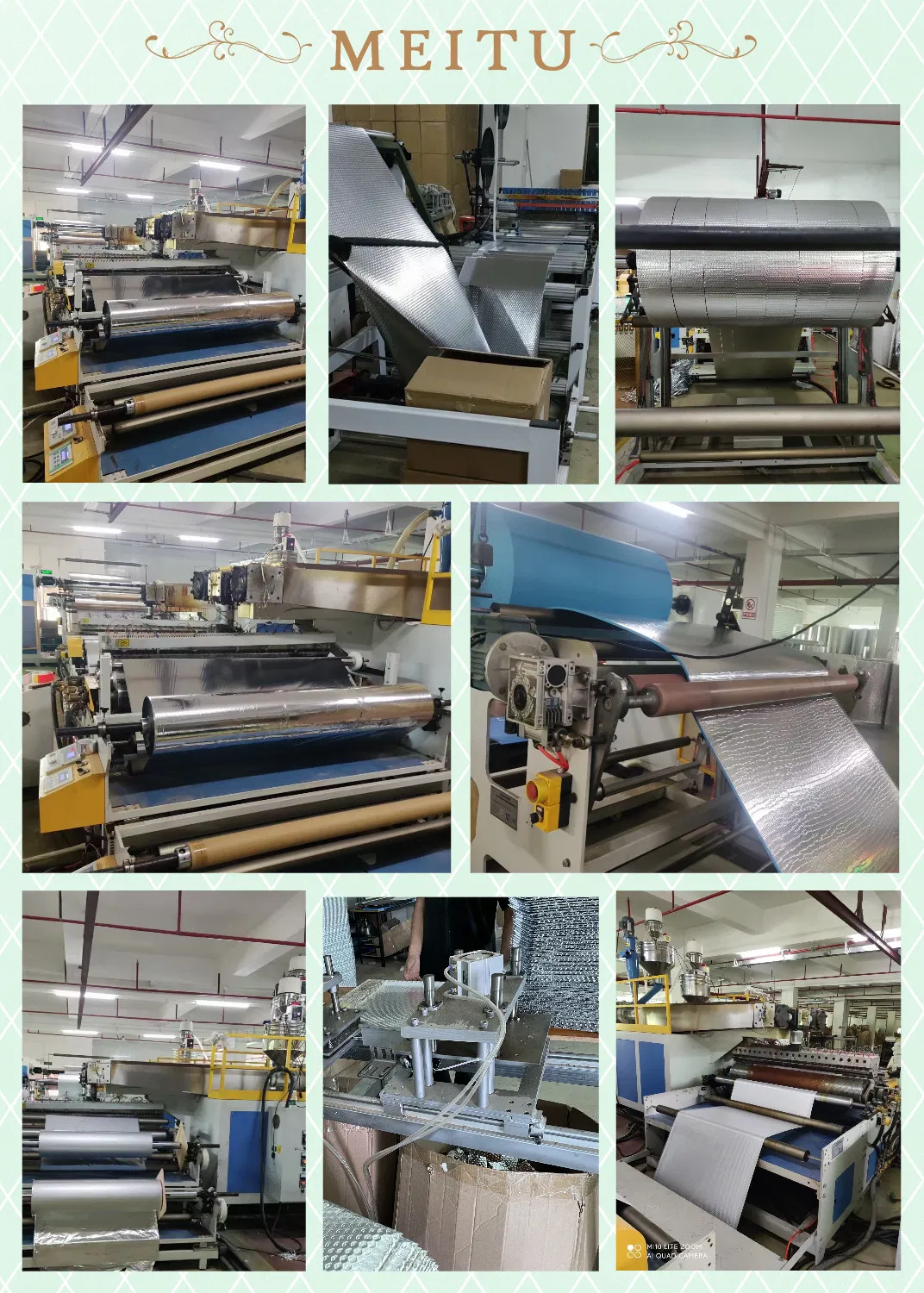 Thermal Retardant Aluminum Foil with XPE Foam Heat Insulation Building Materials