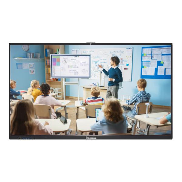Buy Interactive Smart Board 4K High Precision Infrared 40 Point Touch Custom LOGO at wholesale prices