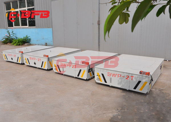 Intelligent Charger Trackless Transfer Cart Steerable Q235 Material 12 Months Warranty