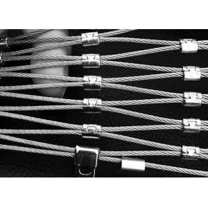 Flexible 2.0mm 60x60mm Steel Rope Mesh