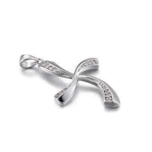 2.50 Grams Sterling Silver Crucifix Pendant Valentines Day Mens