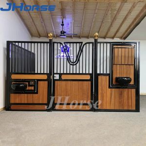 China Economical 12 feet 14 feet Horse Stall Fronts Boxes Equestrian stables Equipment on sale
