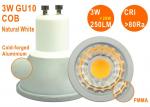 Epistar COB 3W 250LM Natural White High CRI Non-dimmable GU10 LED Spotlight